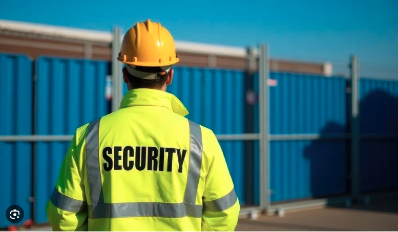 Security guard at a site